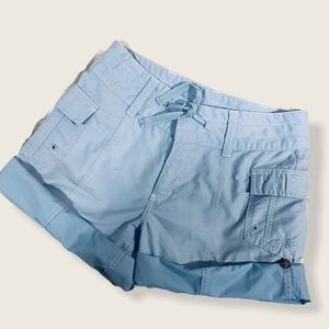2 for 10 ATHLETA Adjustable Drawstring Cargo Shorts 2 blue